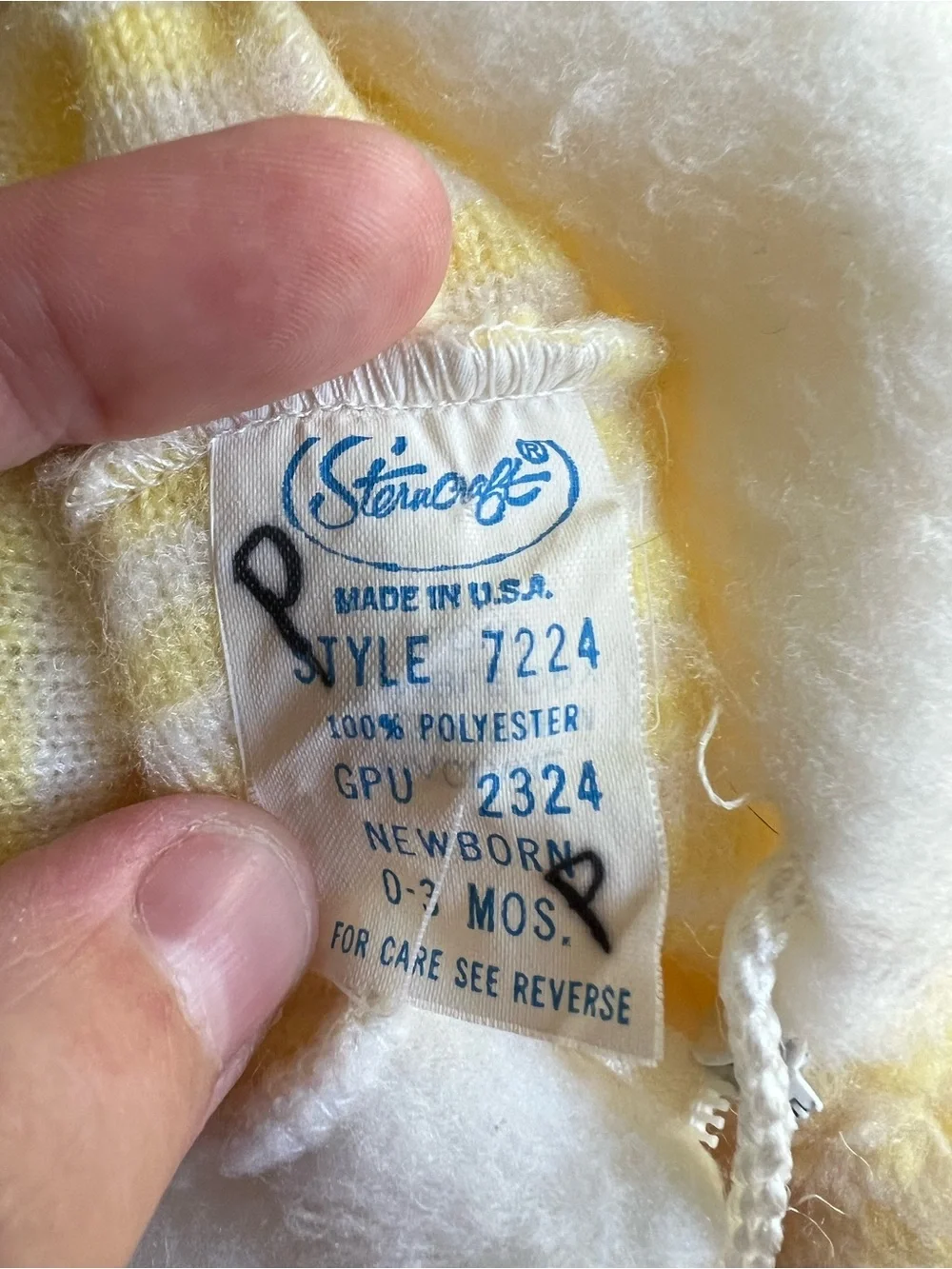 Vintage Sterncraft Fleece One-piece